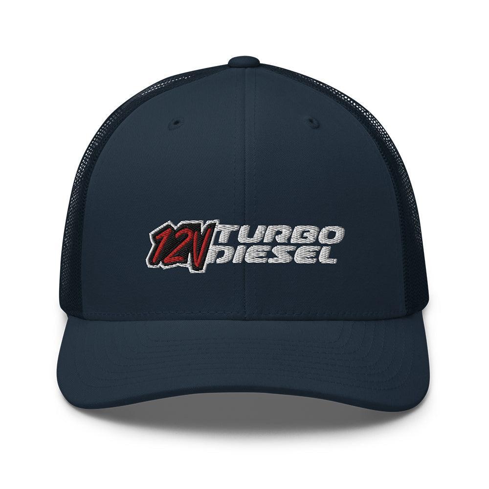 12 Valve Trucker Hat in navy