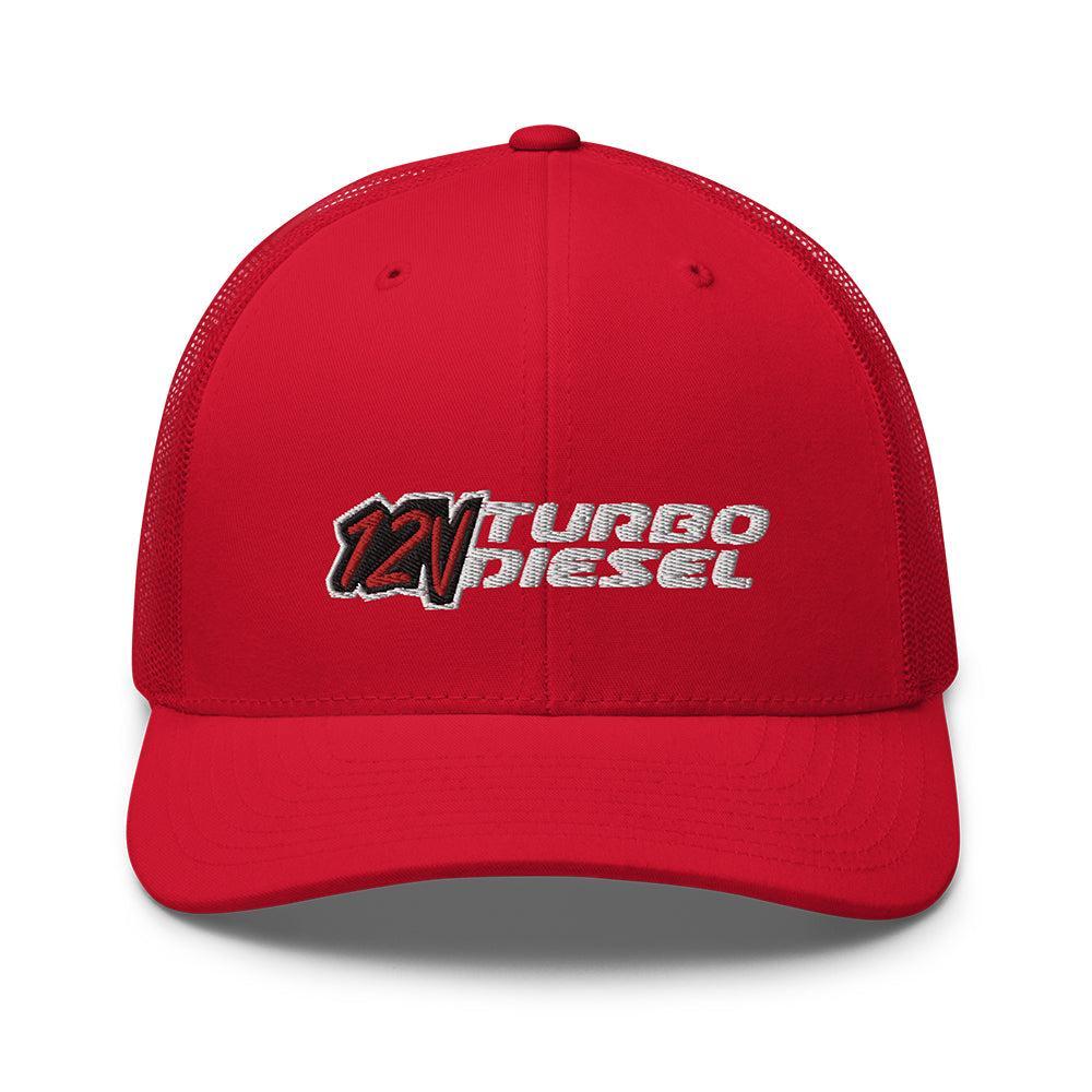 12 Valve Trucker Hat in red