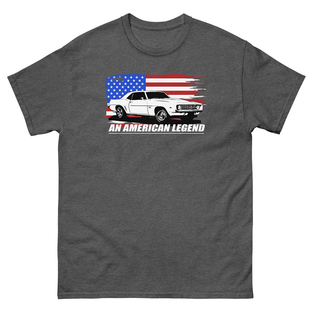 1969 camaro t-shirt in dark heather