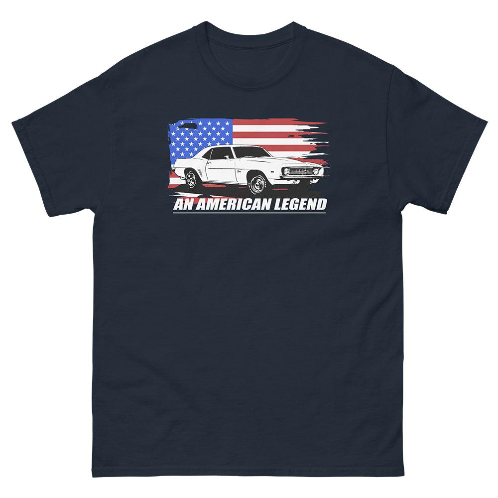 1969 camaro t-shirt in navy