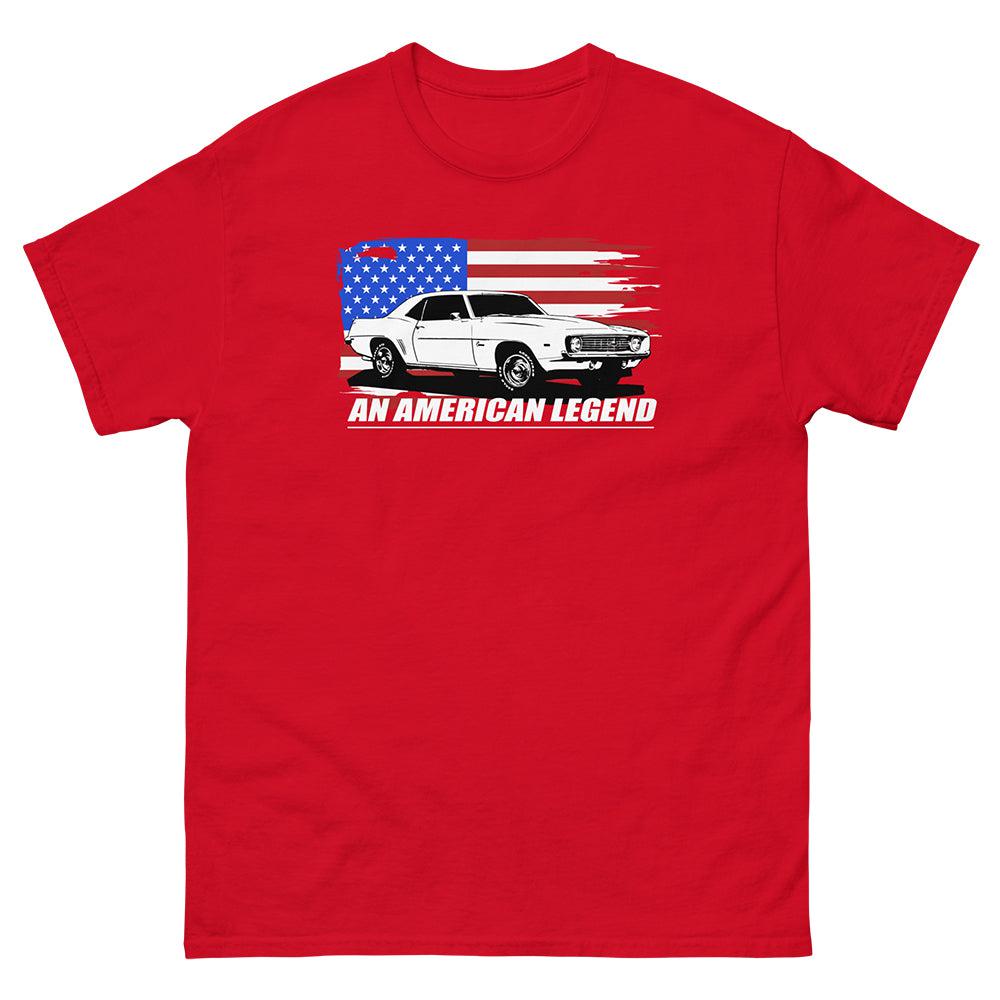 1969 camaro t-shirt in red