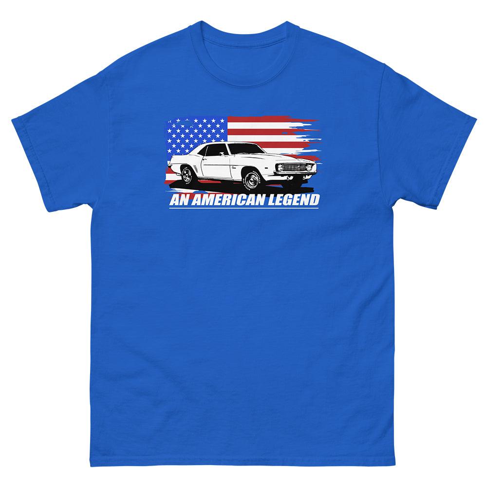 1969 camaro t-shirt in royal