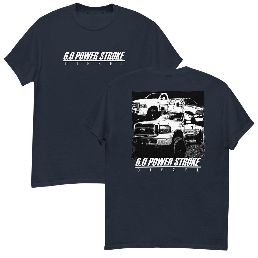 6.0 Power Stroke Truck T-Shirt - navy