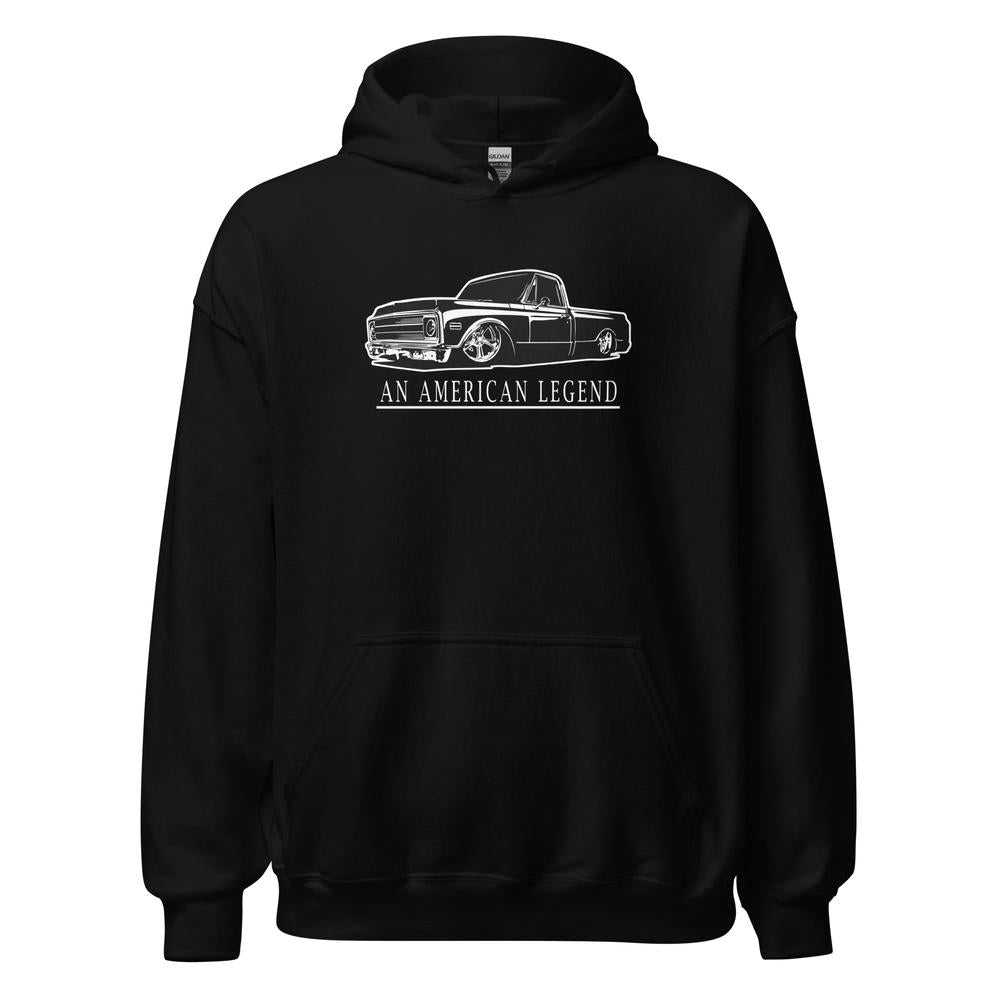 70-72 C10 Hoodie Black