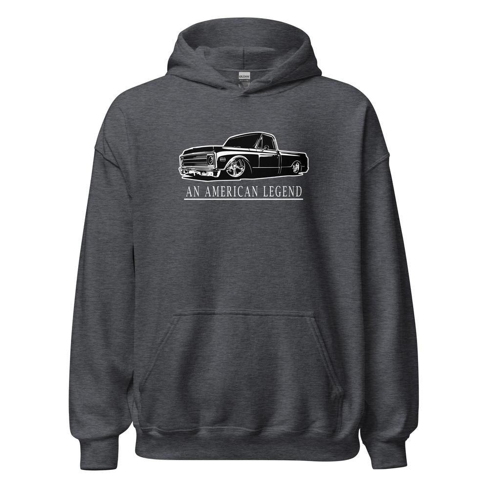 70-72 C10 Hoodie Dark heather