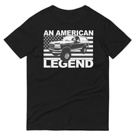 Thumbnail for ford bronco t-shirt with American flag - black