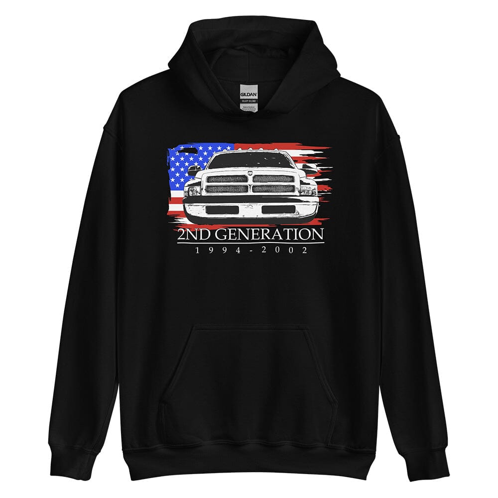 2nd Gen Cummins Hoodie From Aggressive Thread - Black