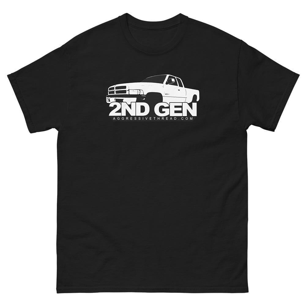 2nd Gen Ram Cummins T-Shirt From Aggressive Thread - Color Grey