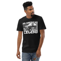 Thumbnail for ford bronco t-shirt with American flag - black