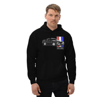 Thumbnail for Man modeling 4th Gen Camaro Hoodie in white