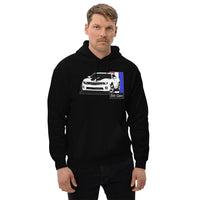 Thumbnail for Man wearing a Black 5th Gen Camaro T-Shirt From Aggressive Thread Muscle Car Apparel