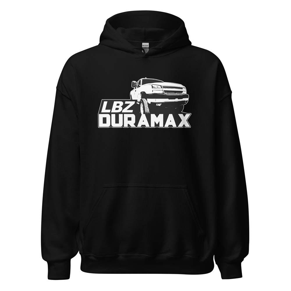 LBZ Duramax Truck Hoodie in black | Aggressive Thread