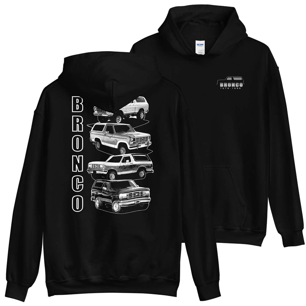 OBS Ford Bronco Hoodie Sweatshirt From Aggressive Thread