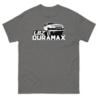 Thumbnail for LBZ Duramax Truck T-Shirt in grey | aggressive thread