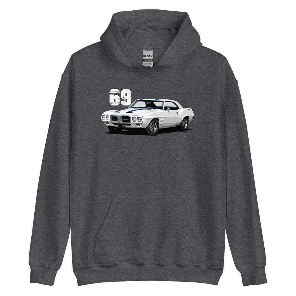 69 Firebird Trans Am Hoodie in Grey