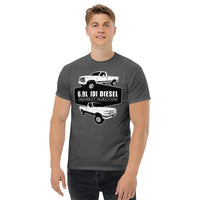 Thumbnail for 6.9 IDI Diesel OBS Truck T-Shirt-In-Black-From Aggressive Thread