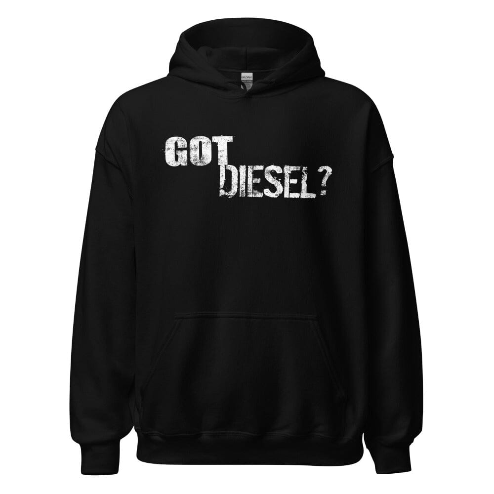 Diesel Truck Hoodie | Powerstroke Hoodie | Cummins Hoodie | Duramax Hoodie | Aggressive Thread Diesel Truck Hoodie - Black