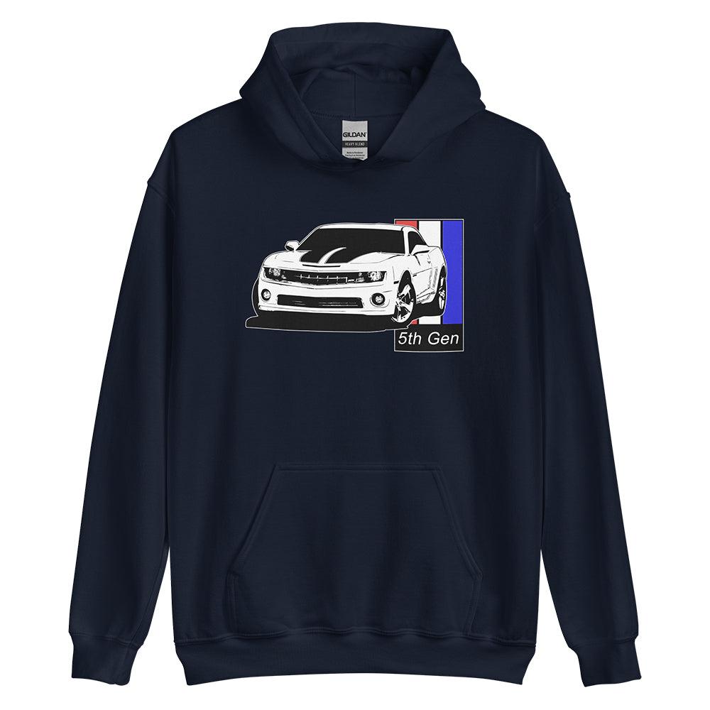 Navy 5th Gen Camaro T-Shirt From Aggressive Thread Muscle Car Apparel