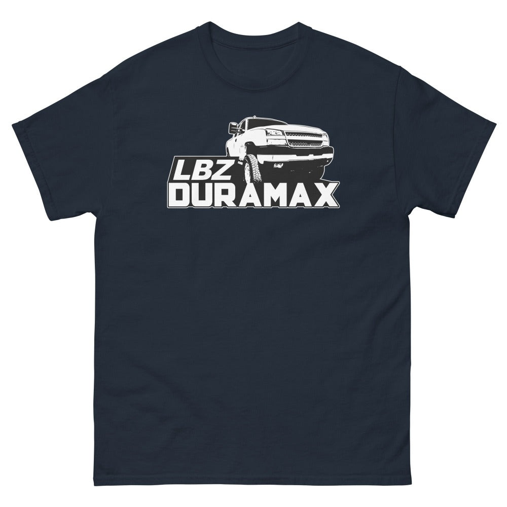 LBZ Duramax Truck T-Shirt in navy | aggressive thread