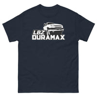 Thumbnail for LBZ Duramax Truck T-Shirt in navy | aggressive thread
