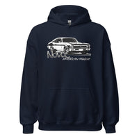 Thumbnail for 68-72 Nova Hoodie From Aggressive Thread - Color Navy
