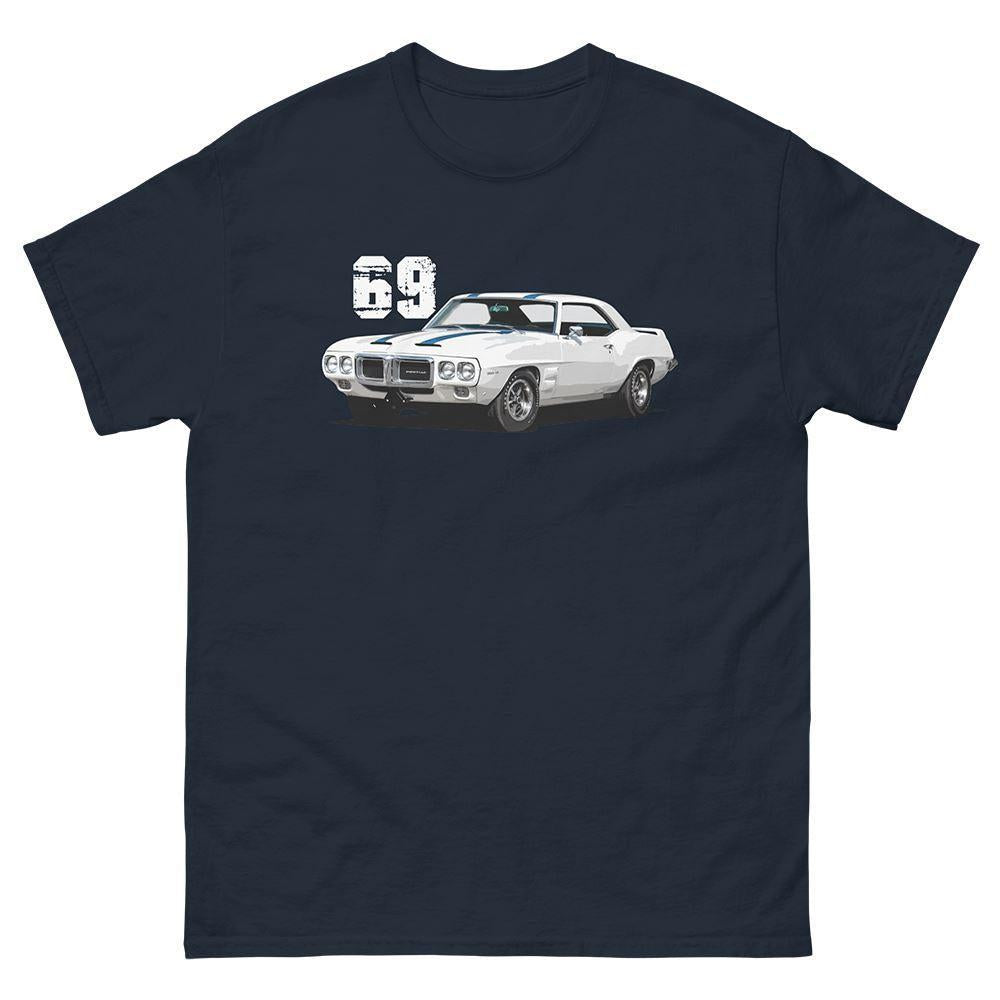 69 Firebird Trans Am T-Shirt in navy From Aggressive Thread