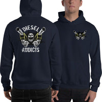 Thumbnail for Man Posing in Diesel Addicts Hoodie From Aggressive Thread - Navy