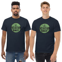 Thumbnail for Truck T-Shirt - Diesel Only-In-Navy-From Aggressive Thread