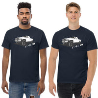 Thumbnail for Men Wearing a Navy Second Gen Dodge Ram T-ShirtMen Wearing a Navy Second Gen Dodge Ram T-Shirt