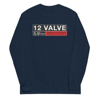 Thumbnail for 12v cummins long sleeve shirt in navy | Aggressive Thread