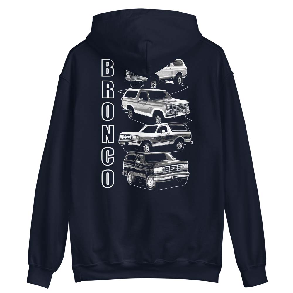 OBS Ford Bronco Hoodie Sweatshirt From Aggressive Thread