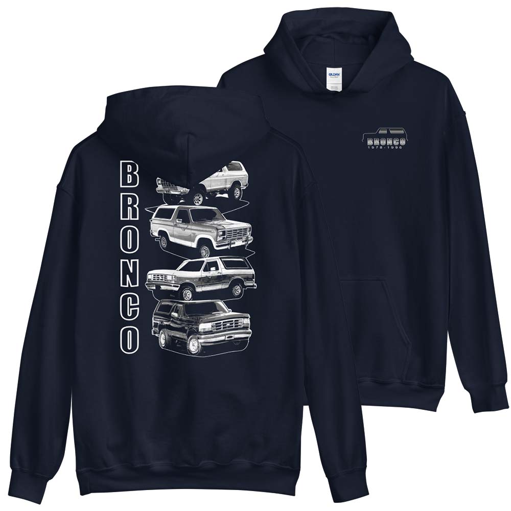 OBS Ford Bronco Hoodie Sweatshirt From Aggressive Thread