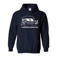 Thumbnail for Chevy Camaro Split Bumper Hoodie Sweatshirt | Aggressive Thread Muscle Car Apparel