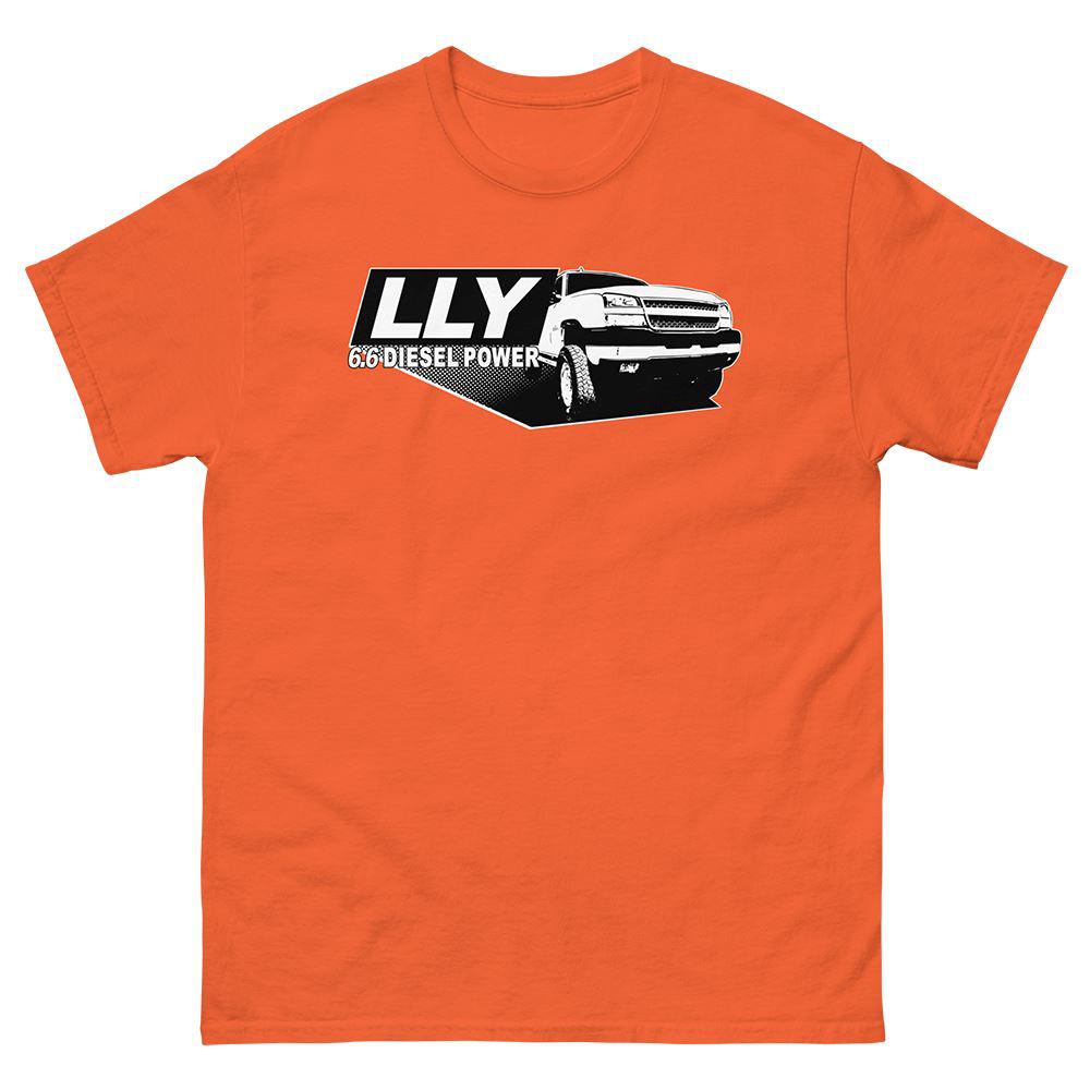 LLY Duramax T-Shirt in Orange From Aggressive Thread