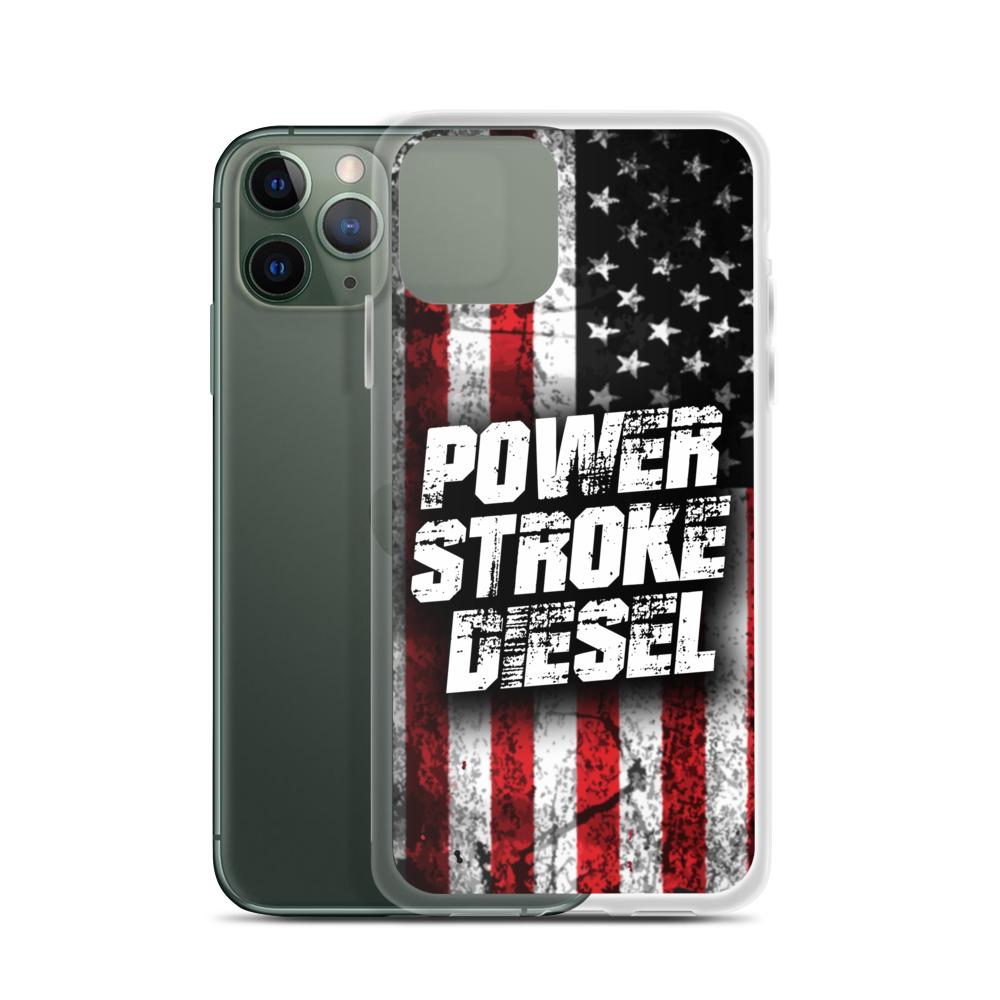 Power Stroke American Flag Phone Case - Fits iPhone-In-iPhone 7 Plus/8 Plus-From Aggressive Thread