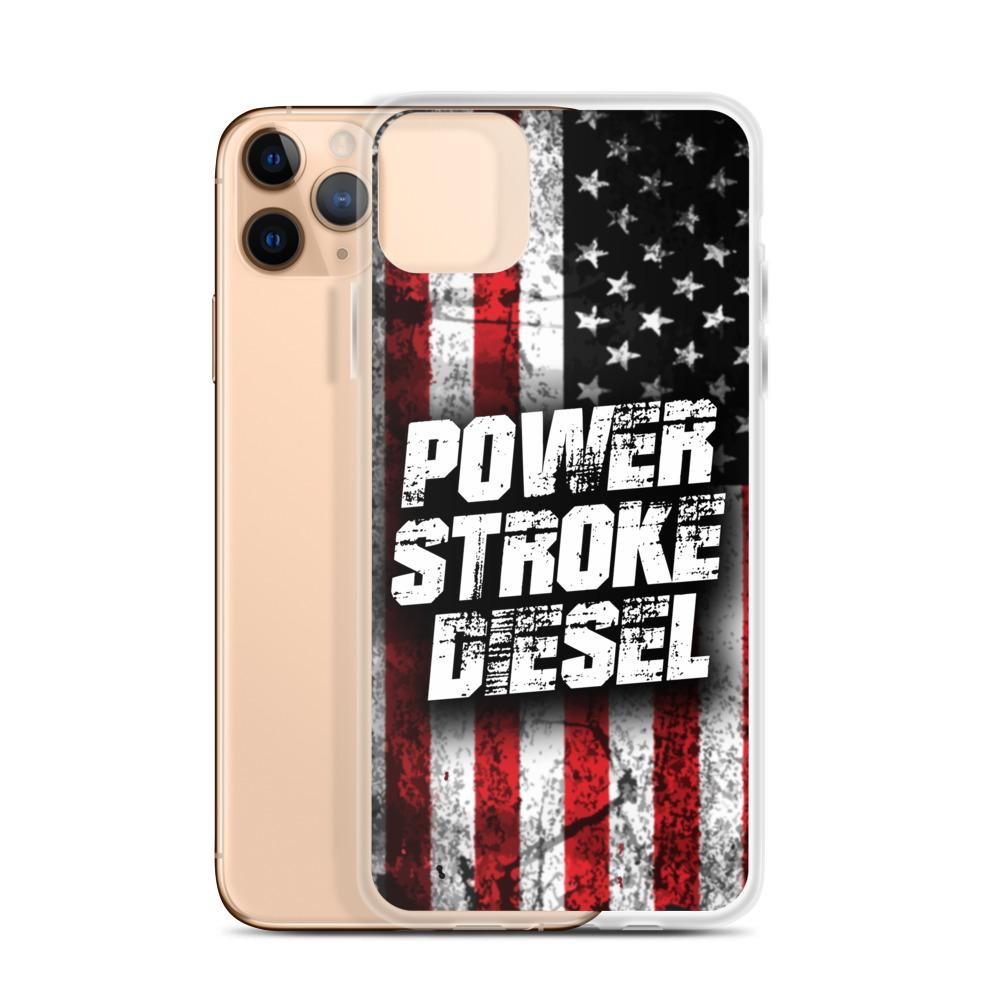 Power Stroke American Flag Phone Case - Fits iPhone-In-iPhone 7 Plus/8 Plus-From Aggressive Thread