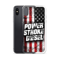 Thumbnail for Power Stroke Diesel American Flag iPhone Case