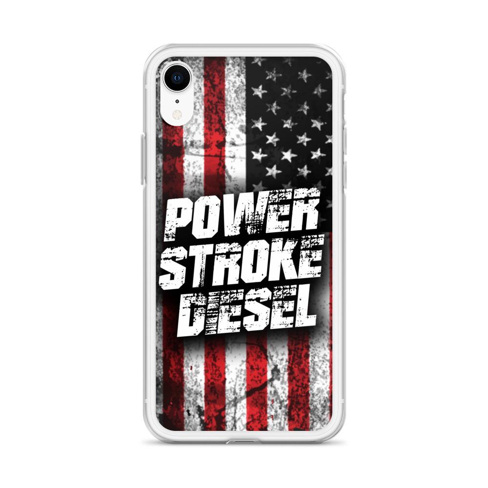 Power Stroke American Flag Phone Case - Fits iPhone-In-iPhone 7 Plus/8 Plus-From Aggressive Thread