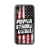 Thumbnail for Power Stroke Diesel American Flag iPhone Case