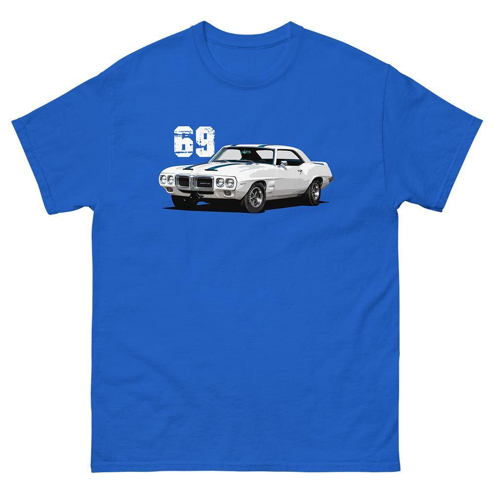 69 Firebird Trans Am T-Shirt in blue From Aggressive Thread