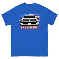 Thumbnail for 24v Cummins T-Shirt From Aggressive Thread - Blue