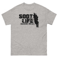 Thumbnail for Soot Life Diesel Truck t-shirt From Aggressive Thread - Grey