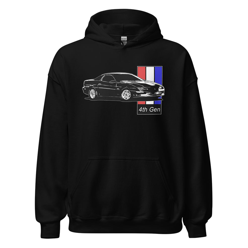 4th Gen Camaro Hoodie in black