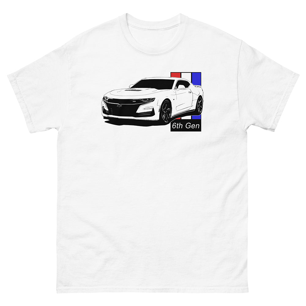 6th Gen Camaro T-Shirt in white