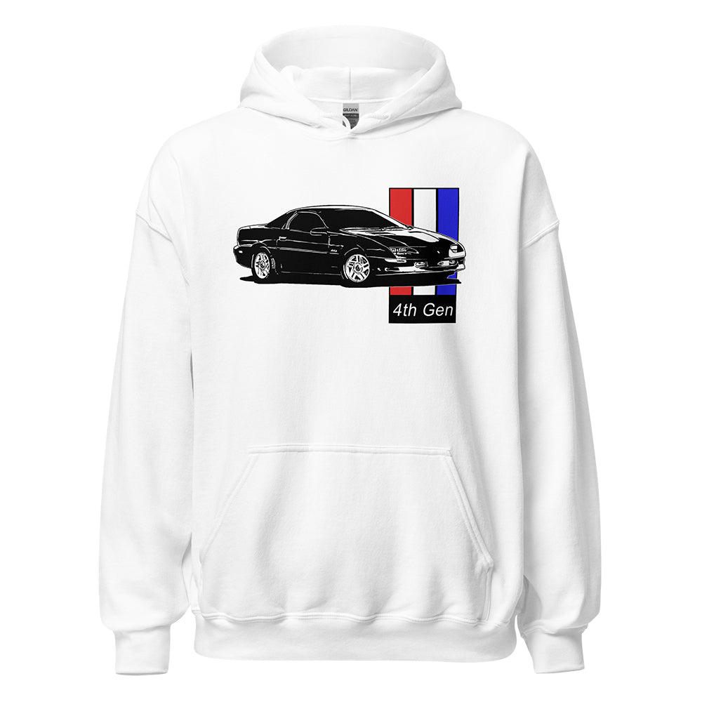 4th Gen Camaro Hoodie in white