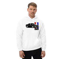 Thumbnail for Man modeling 4th Gen Camaro Hoodie in white