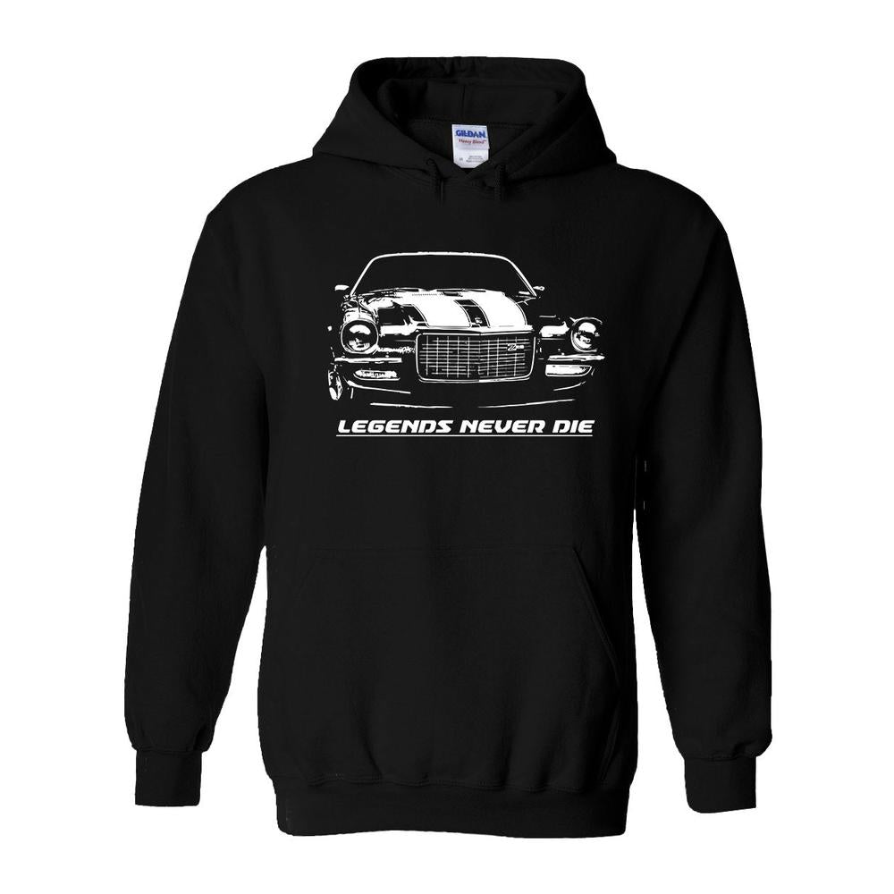 Chevy Camaro Split Bumper Hoodie Sweatshirt | Aggressive Thread Muscle Car Apparel