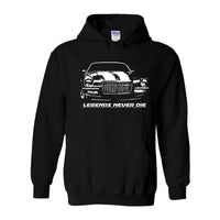 Thumbnail for Chevy Camaro Split Bumper Hoodie Sweatshirt | Aggressive Thread Muscle Car Apparel