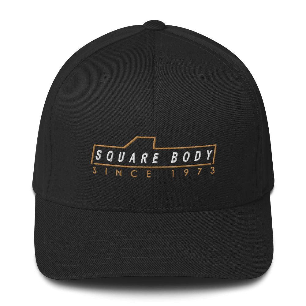 square body sice 1973 hat from aggressive thread in black