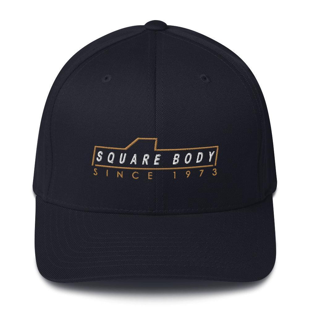square body sice 1973 hat from aggressive thread in navy